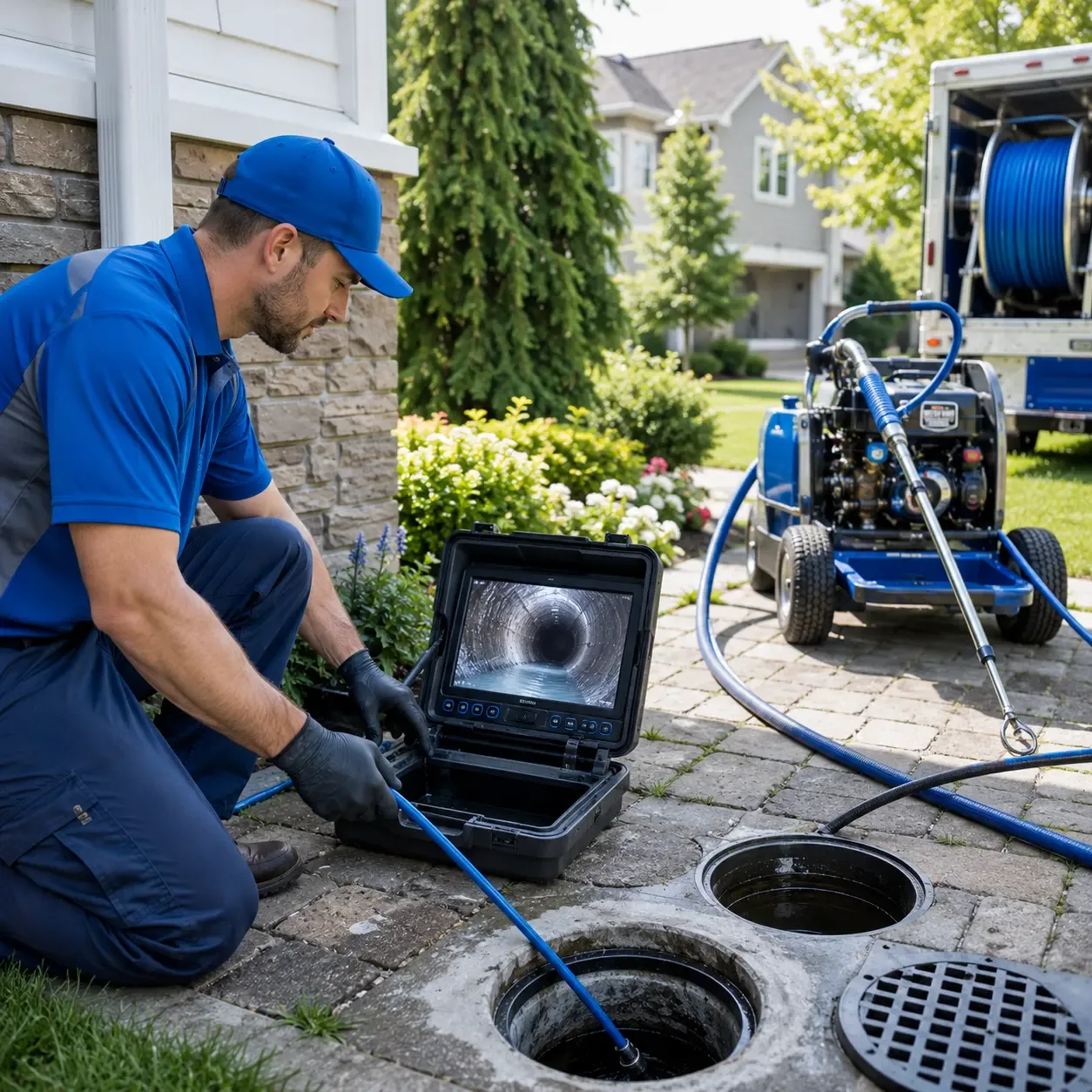 Outdoor drain cleaning professionals serving Loomis, NE